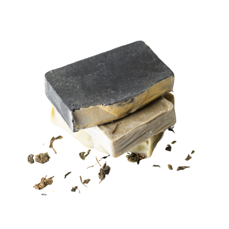 Charcoal-soap